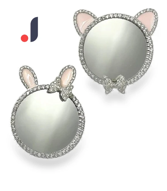 Smart Talking Pair, 15 Years. Silver Mirror 'Bear' + Silver Mirror 'Rabbit' — Interactive, Board M Factory