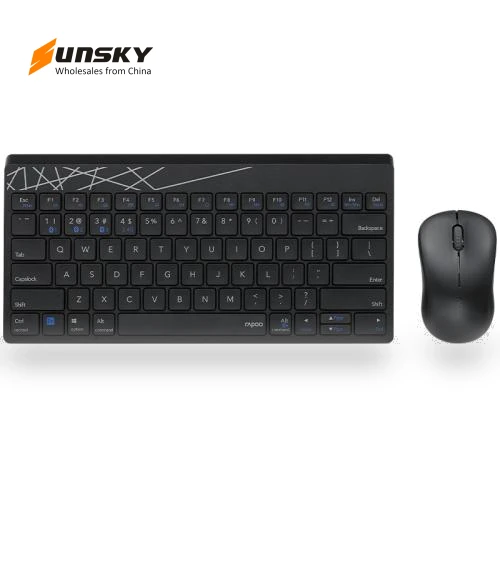 Bluetooth / 2.4G Wireless Keyboard and Mouse Set — Keyboards, Rapoo