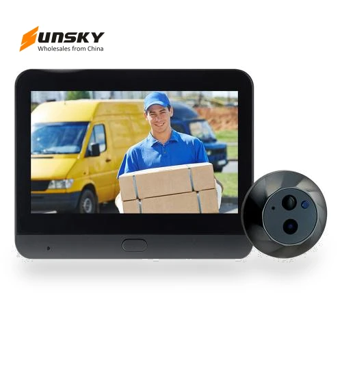 Digital Door Viewer WiFi Video Doorbell — Smart Home Security, ESCAM