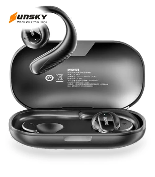 Dual Horn 360 Surround Sound Wireless Earphones — Over-Ear Headphones, Lenovo