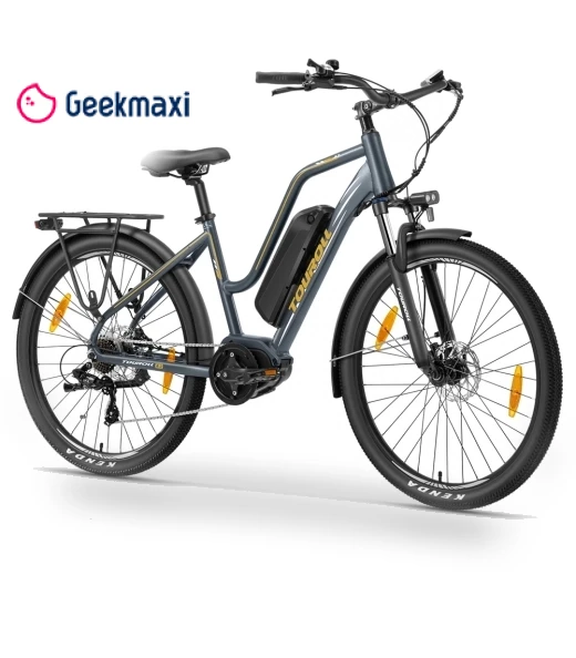 Electric Bike with Mid-Drive Motor — Electric Vehicles, Touroll