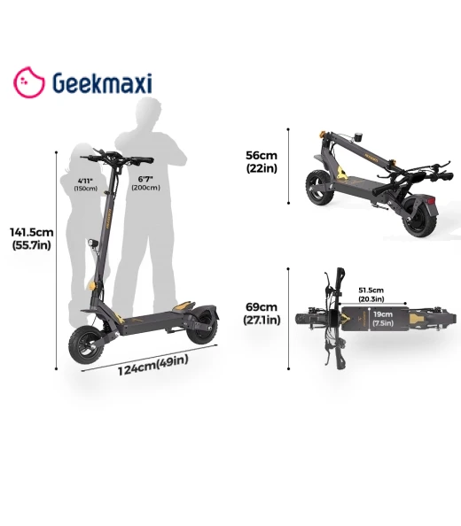 Foldable Electric Scooter — Electric Self-Balancing Scooters, Ausom