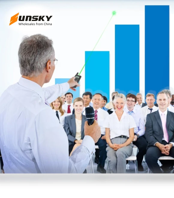 Long Distance Laser Remote Control Green Light Page Turner — Presentation Pointers, Doosl