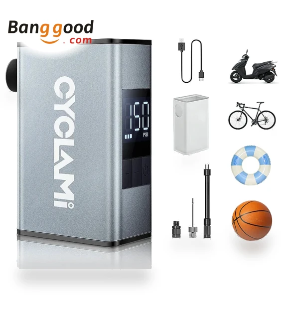 Mini Electric Bicycle Air Pump — Inflation Devices, CYCLAMI