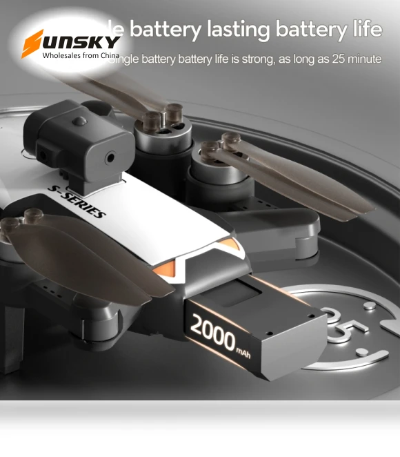 Obstacle Avoidance Brushless Dual Lens Aerial Photography Folding Drone — Drones
