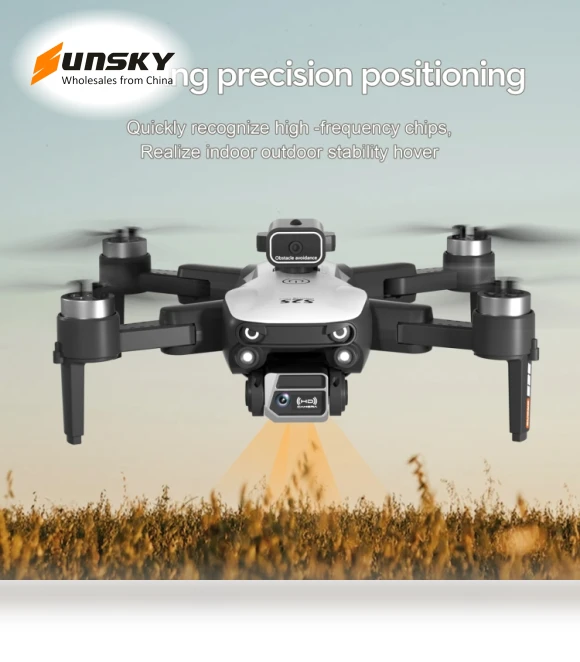 Obstacle Avoidance Brushless Dual Lens Aerial Photography Folding Drone — Drones