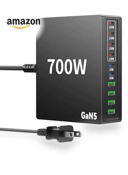 10 Port USB C Charging Station — Chargers, shenzhenshiquanshengdamaoyiyouxiangongsi