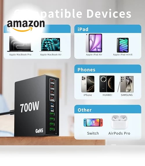 10 Port USB C Charging Station — Chargers, shenzhenshiquanshengdamaoyiyouxiangongsi