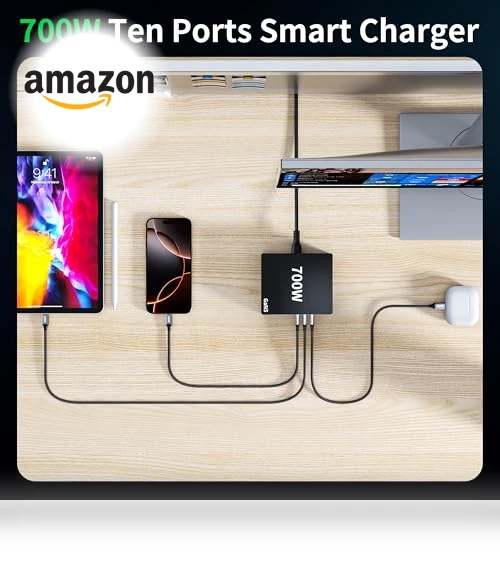 10 Port USB C Charging Station — Chargers, shenzhenshiquanshengdamaoyiyouxiangongsi