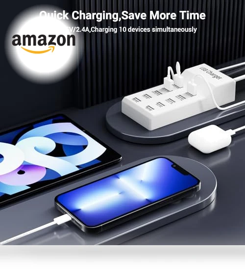10-Port USB Charging Station — Power Hubs, Dongguan Zeen Tengxiang Industrial Co., Ltd.