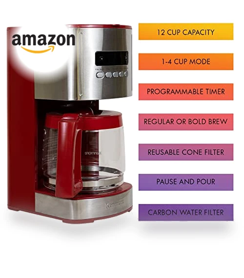 12 Cup Programmable Coffee Maker — Coffee Makers, Kenmore