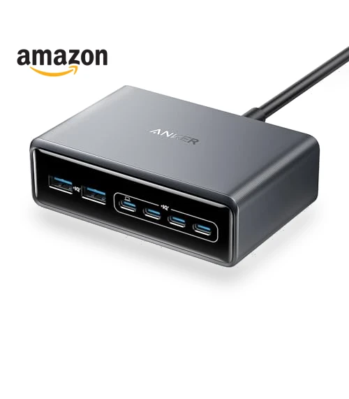 200W 6-Port GaN Charging Station — Chargers, Anker