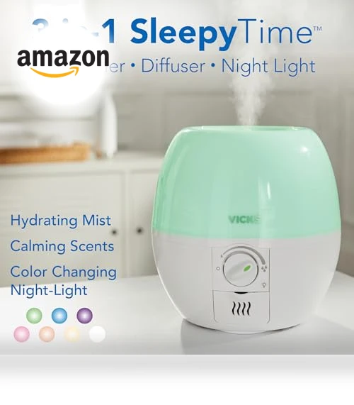 3-in-1 SleepyTime Humidifier — Air Moisturizers, Vicks