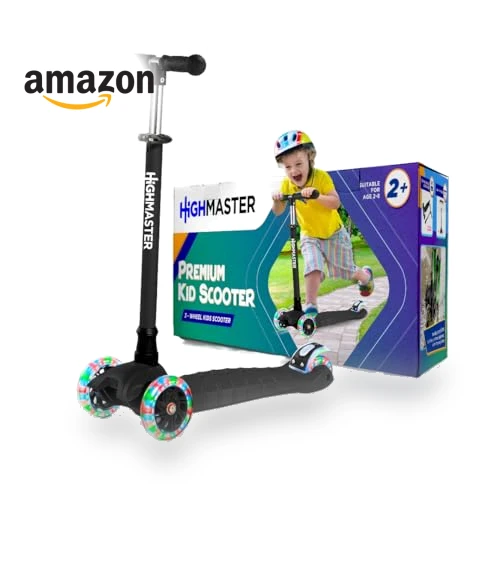 3 Wheel Kick Scooter — Helmets, HighMaster