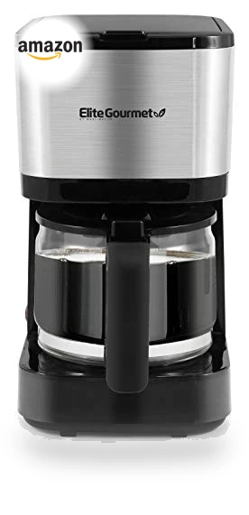Automatic 5-Cup Brew & Drip Coffee Maker — Brewing Excellence, Elite Gourmet