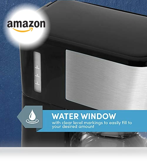 Automatic 5-Cup Brew & Drip Coffee Maker — Brewing Excellence, Elite Gourmet