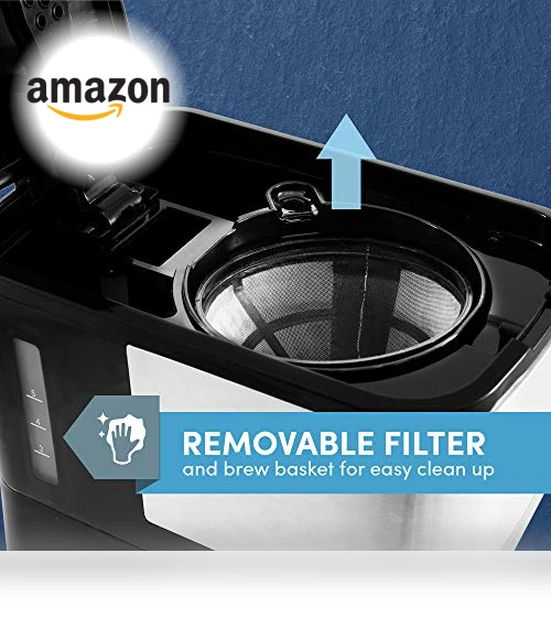 Automatic 5-Cup Brew & Drip Coffee Maker — Brewing Excellence, Elite Gourmet