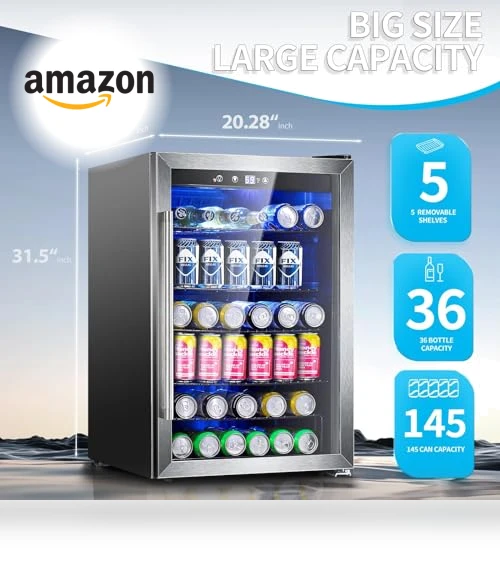 Beverage Refrigerator — Drink Coolers, Antarctic Star