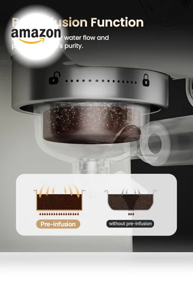 Espresso Machine with Milk Frother — Coffee & Espresso Combos, Neretva