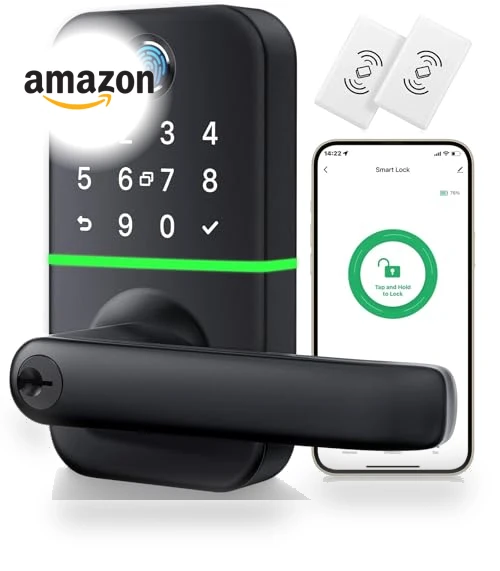 Keypad Smart Door Lock with Handle — Smart Home Security, KUCACCI