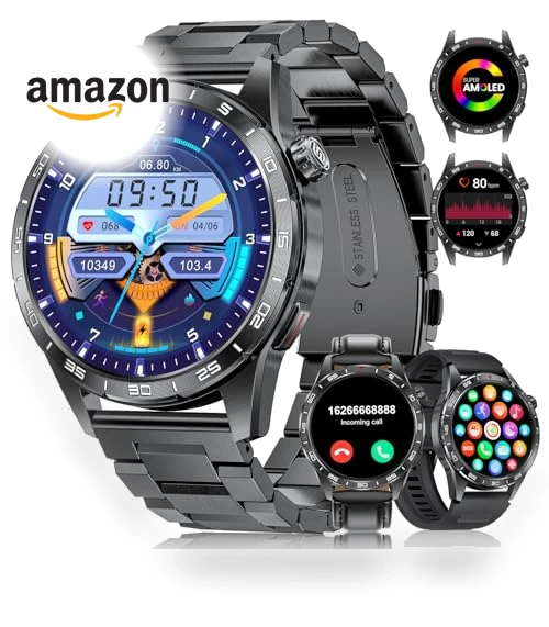 Military Smart Watch with AMOLED Display — Smartwatches, LIGE