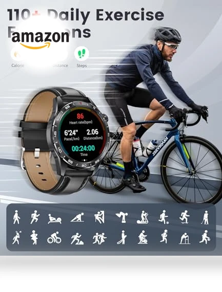 Military Smart Watch with AMOLED Display — Smartwatches, LIGE
