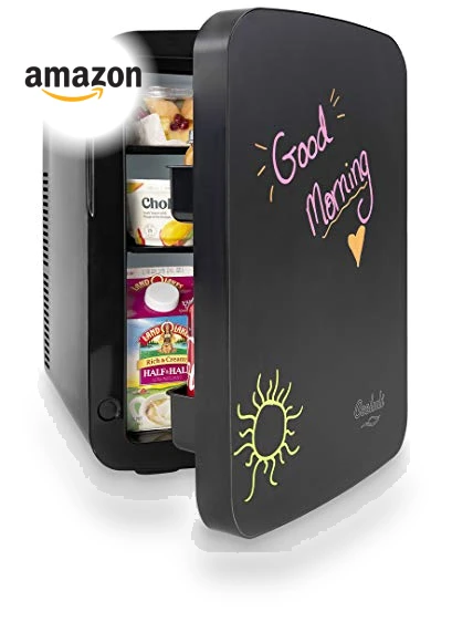 Mini Fridge with Magnetic Blackboard — Mini Fridges, Cooluli