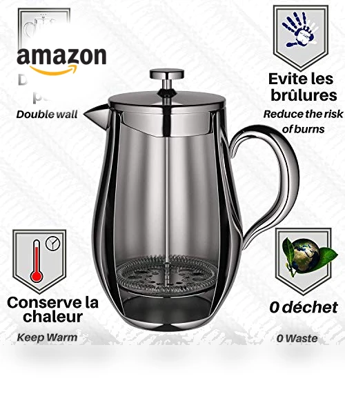 Piston Coffee Maker — Brewing Excellence, VeoHome