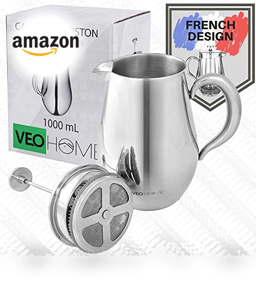 Piston Coffee Maker — Brewing Excellence, VeoHome