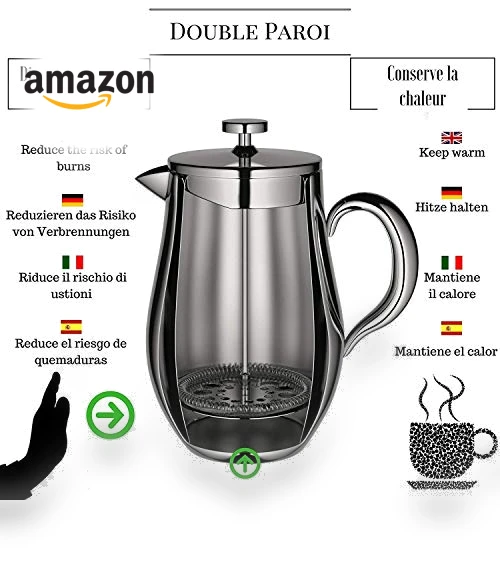 Piston Coffee Maker — Brewing Excellence, VeoHome
