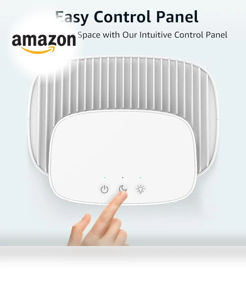 Quiet Dehumidifier with LED Light — Air Moisture Control, KNKA