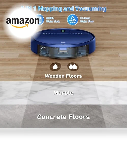 Robot Vacuum and Mop Combo — Smart Cleaning Robots, MANVN