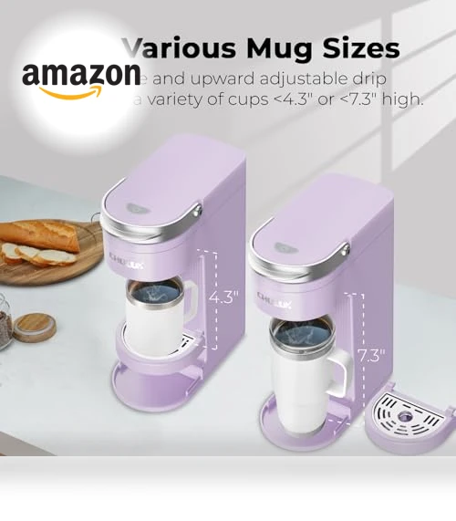 Slim Single Serve Coffee Maker for K Pods — Coffee Makers, CHULUX