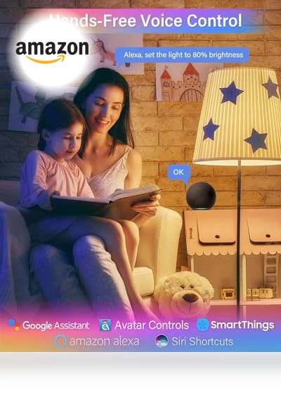 Smart Candelabra Light Bulbs — LED, Avatar Controls