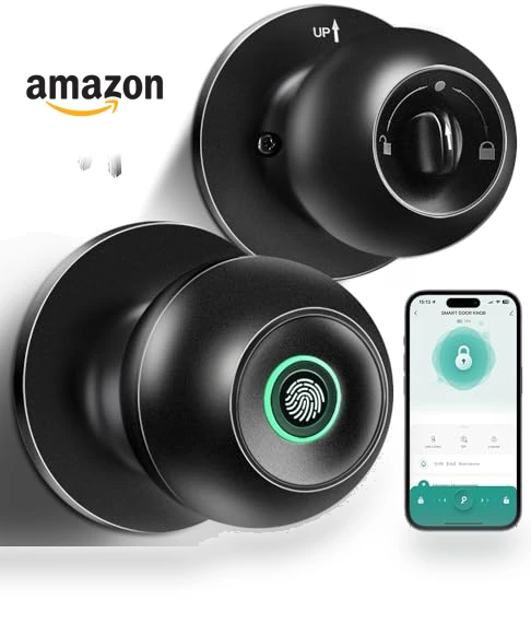 Smart Fingerprint Door Knob — Deadbolts, KLLOQUE