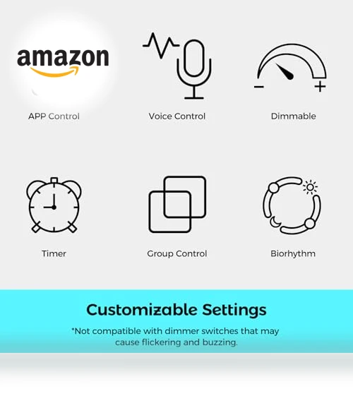 Smart Light Bulbs — LED, LUXFACT