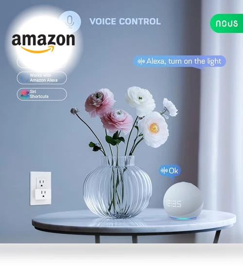 Smart Plug with Energy Monitoring — Smart Home Hubs & Controllers, NOUS