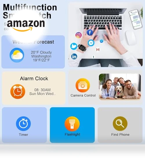 Smart Watch with Fitness Tracker — Smartwatches, Matast