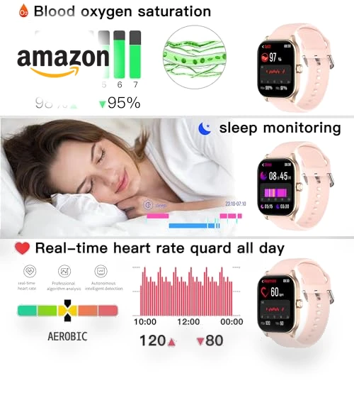Smart Watch with Health Monitoring — Smartwatches, Othalne