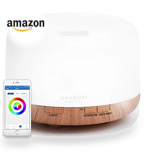 Smart Wi-Fi Essential Oil Diffuser — Diffusers, ASAKUKI