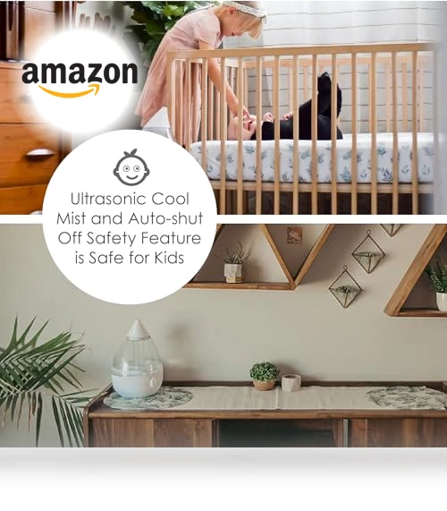 Teardrop Ultrasonic Cool Mist Humidifier — Air Moisturizers, Crane USA
