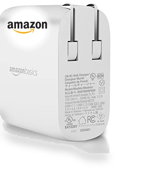 Two-Port USB-C Wall Charger — Chargers, Amazon