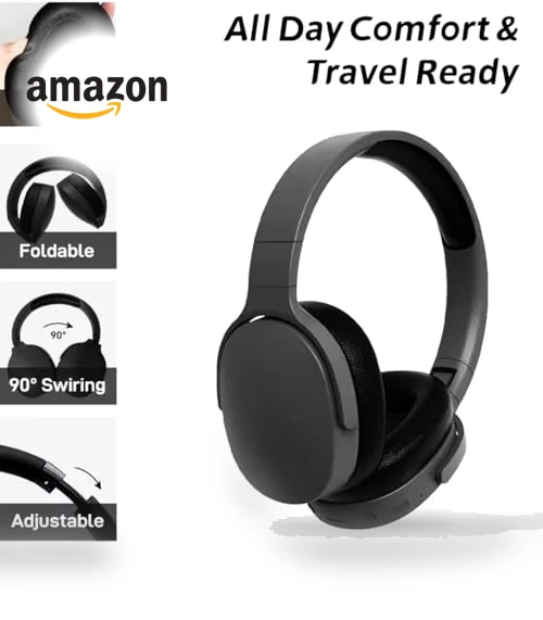 Wireless Bluetooth Headphones Over Ear — Over-Ear Headphones, MGHOAQFRS