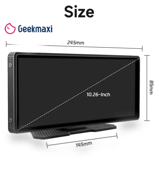 10.26-inch Wireless Carplay Screen — Navigation & GPS Accessories, NONAME