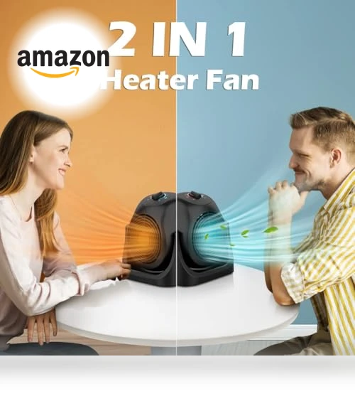 2 in 1 Heater Fan Combo — Home Cooling Solutions, LifePlus