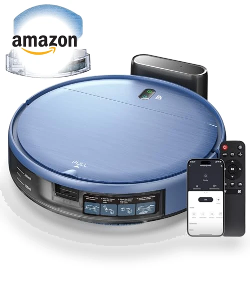 2-in-1 Robotic Vacuum and Mop — Smart Cleaning Robots, SHELIKI