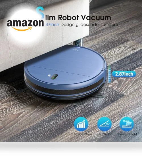 2-in-1 Robotic Vacuum and Mop — Smart Cleaning Robots, SHELIKI