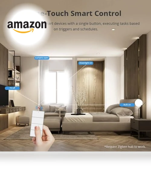 4-Way Remote Control Button Switch — Smart Home Hubs & Controllers, Blindsmart