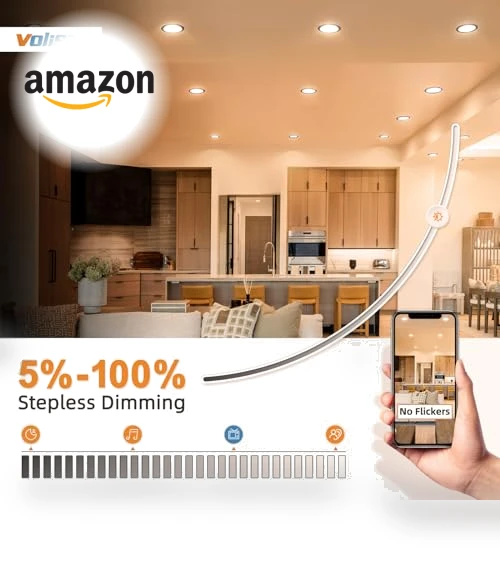 6 Inch Recessed Lighting — Close To Ceiling, VOLISUN
