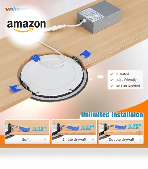 6 Inch Recessed Lighting — Close To Ceiling, VOLISUN